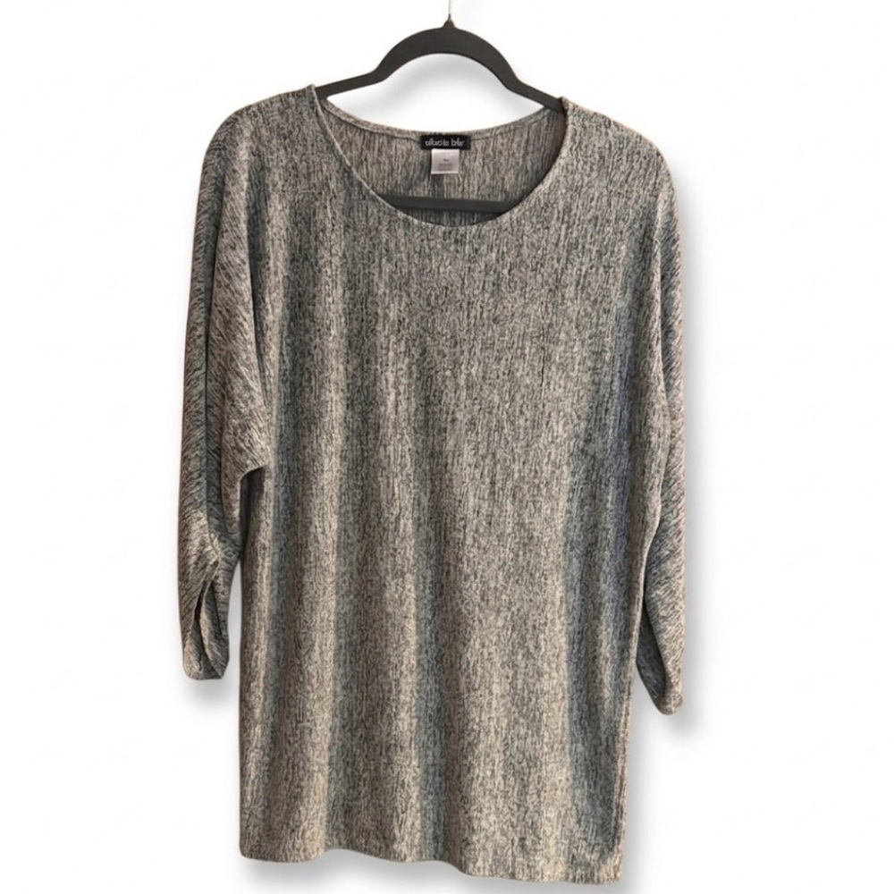 Olivia Blu Gray Long Sleeve Top | XL